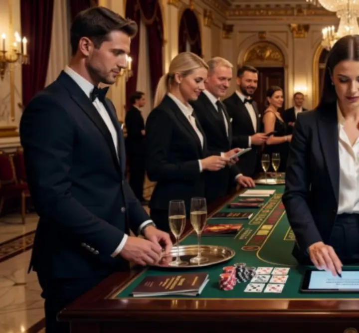 Event manager koordynujący obsługę wydarzenia kasynowego