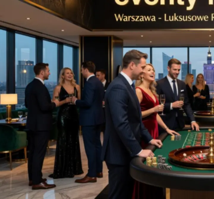 Firmowy event rozrywkowy w stylu kasynowym
